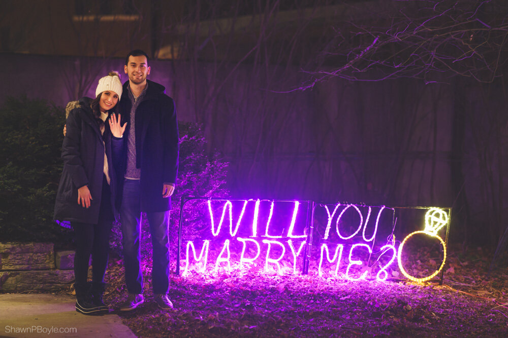 A place, time, question and a camera – marriage proposal at Lincoln Park zoo, Chicago IL